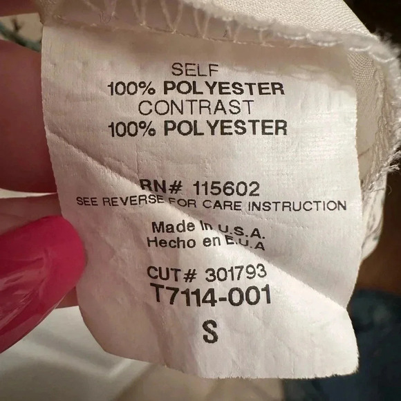 Lush sheer adjustable strap tank with blue bird print - Picture 6 of 7